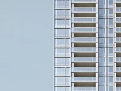 Residential Modern Facade Texture