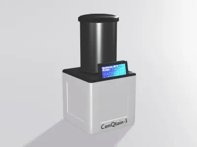 SciFi Laboratory Containment Unit Low-poly 3D model