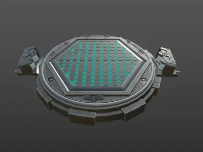 SCI-FI PLATFORM 2 3D model