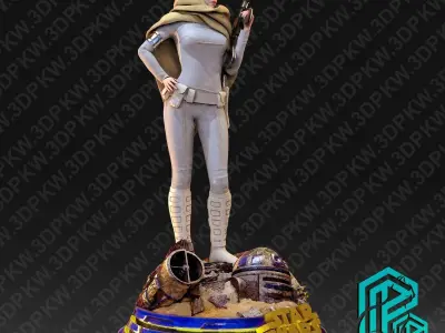 Star Wars Diorama 3D print model