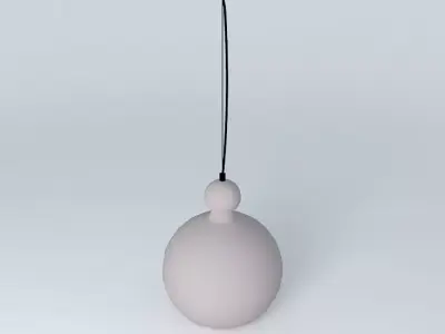 cb2 smoke glass pendant light Free 3D model