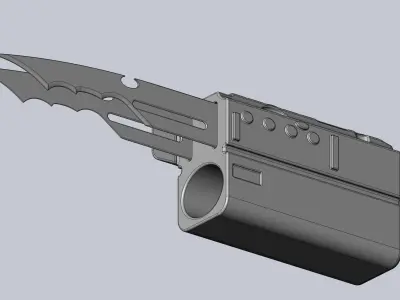 Predator Wrist Blade Weapon Model 3D print model