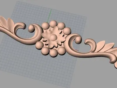 CNC 3D relief design STL format file used for artcam aspire E720 3D model