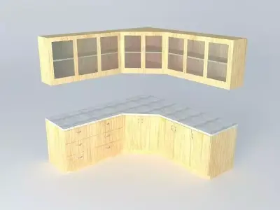 Corner KItchen Cabinets over 2100 downloads and not a single ... 3D model
