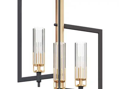 Flambeau 3 Light Pendant by lightology 3D model