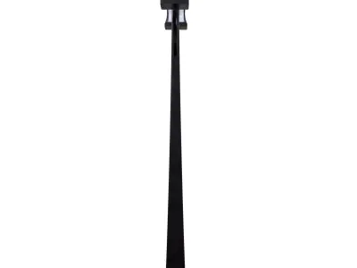 Modern Street Lamp Double Lantern PBR Game Ready Low-poly 3D model