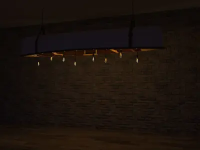 Canoe Lighting 3D model