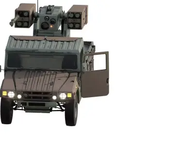 BXD10  withType 93 Surface-to-air missile 3D model