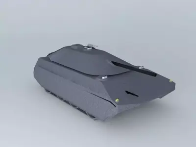 CT72 Coyote Combat tank model 72 Free 3D model