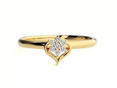 Women ring 3D print model 73