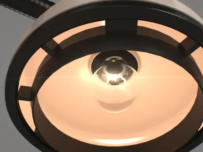 Soviet Lamp Free 3D model