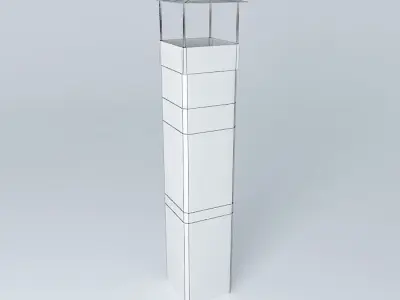 Mirador de la Olla dam Guanajuato 3D model