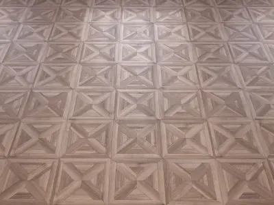 Parquet - Laminate - Wooden floor 3 in 1 Low-poly 3D model