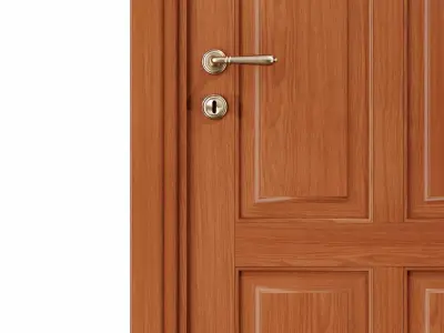 wood Door 3D model