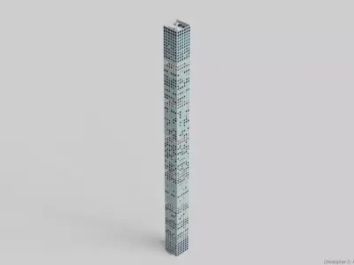 432 Park Avenue 3D model