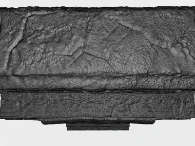 Large tample of Maya 3D print model