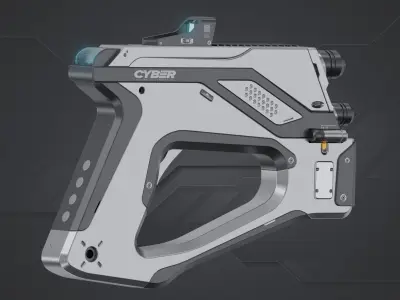 Sci-Fi gun model  3D model