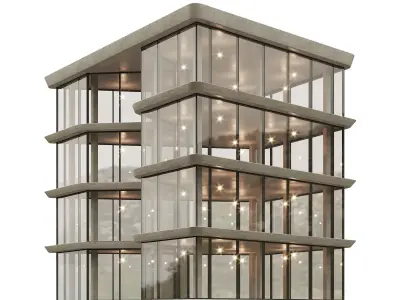 Office house building 2 3D model