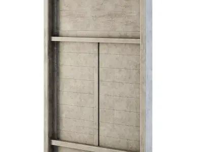 Factory Side Wall 3D model