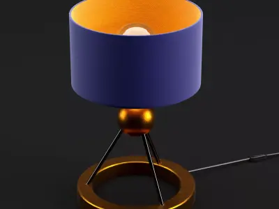 Table lamp 3D model 106