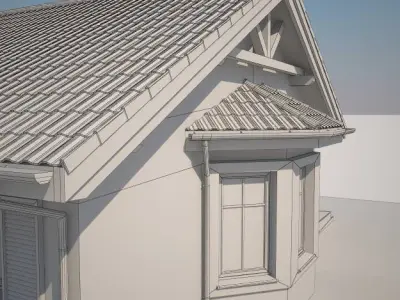 Family house 02 3D model