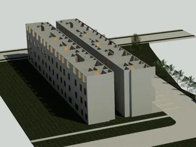 4 FLOORS APARTMENT 3D model