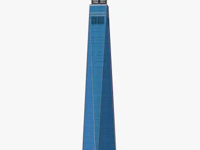 Freedom Tower 3D model