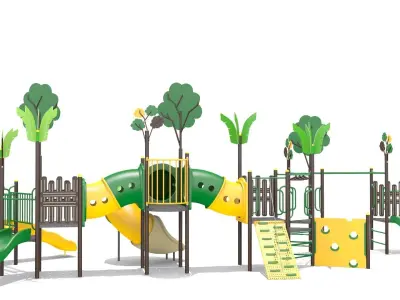 Jungle Playground 3D model