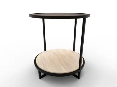 Harlow Round End Table 3D model