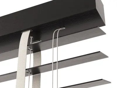 Wooden blinds Set 02 3D model