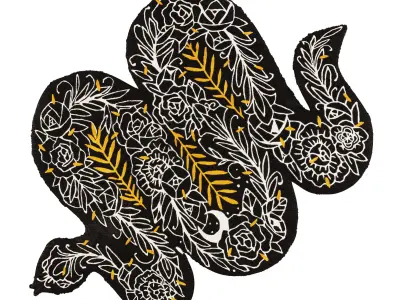 Ikea Art Event 2019 Supakitch Rug 3D model