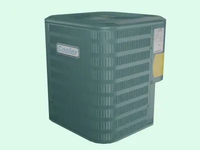 AC unit Low-poly 3D model