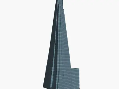The Shard Building 3d Model 3D model