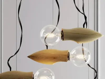 Hanging lamp LOFT HOUSE P-173 3D model
