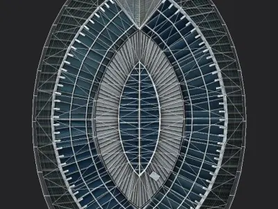 The Cathedral of Christ Low-poly 3D model