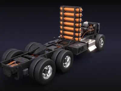  Hydrogen Semi-Truck Chassis 