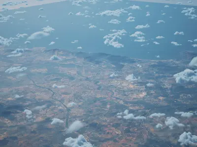 Lianshan China City Landscape 3D Model 3D model