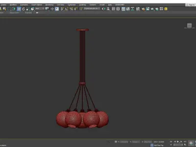 APOLLO 7 Light Pendant Low-poly 3D model