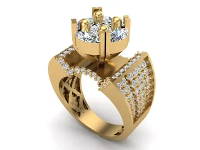 Jewelry ring 362 3D print model