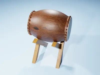 Big Celebratory Drums 3D model