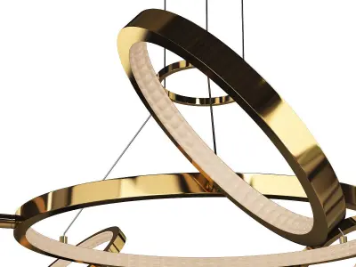 ODA chandelier Low-poly 3D model