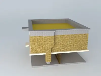 Upside down house Free 3D model