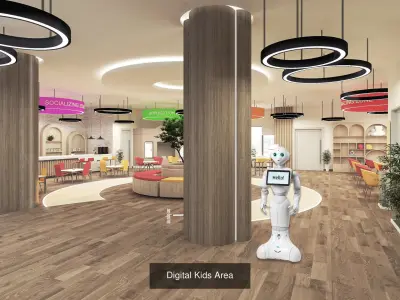 Commercial Interior Design 3D Model Pack