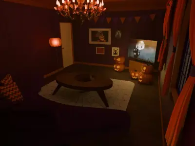 The Halloween Room 3D model