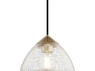 Hults 1 Light Single Bell Pendant 3D model