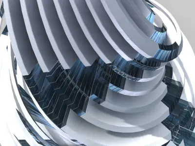 Sci-fi Pyramid 3D model