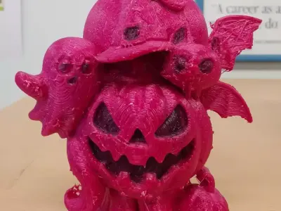 The Three Halloween Friends 3D print model