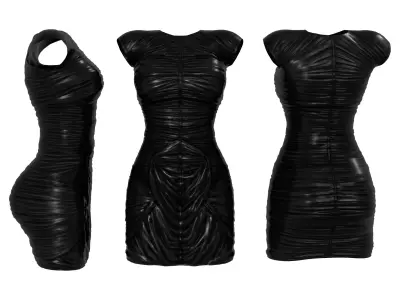 Nylon Dress Low-poly 3D model