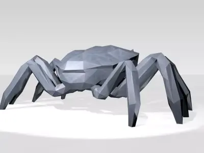 Crab Low Poligonal 3D model