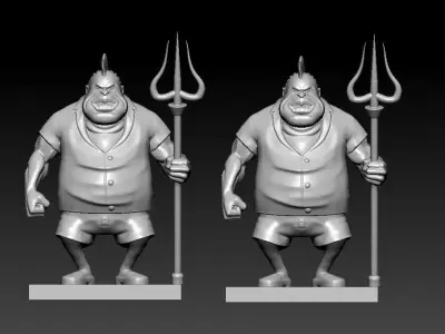 Sunbell - Roger Pirates - One piece 3D print model